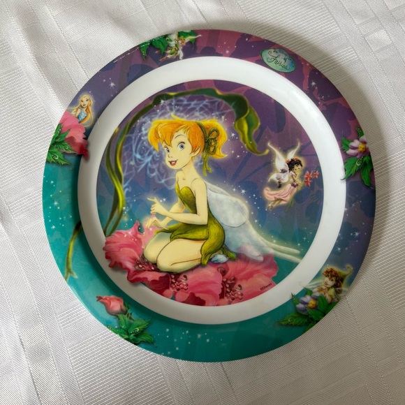 Trudeau Other - Tinkerbell Melamine Plate Disney x Trudeau Collectible Children’s Dinnerware